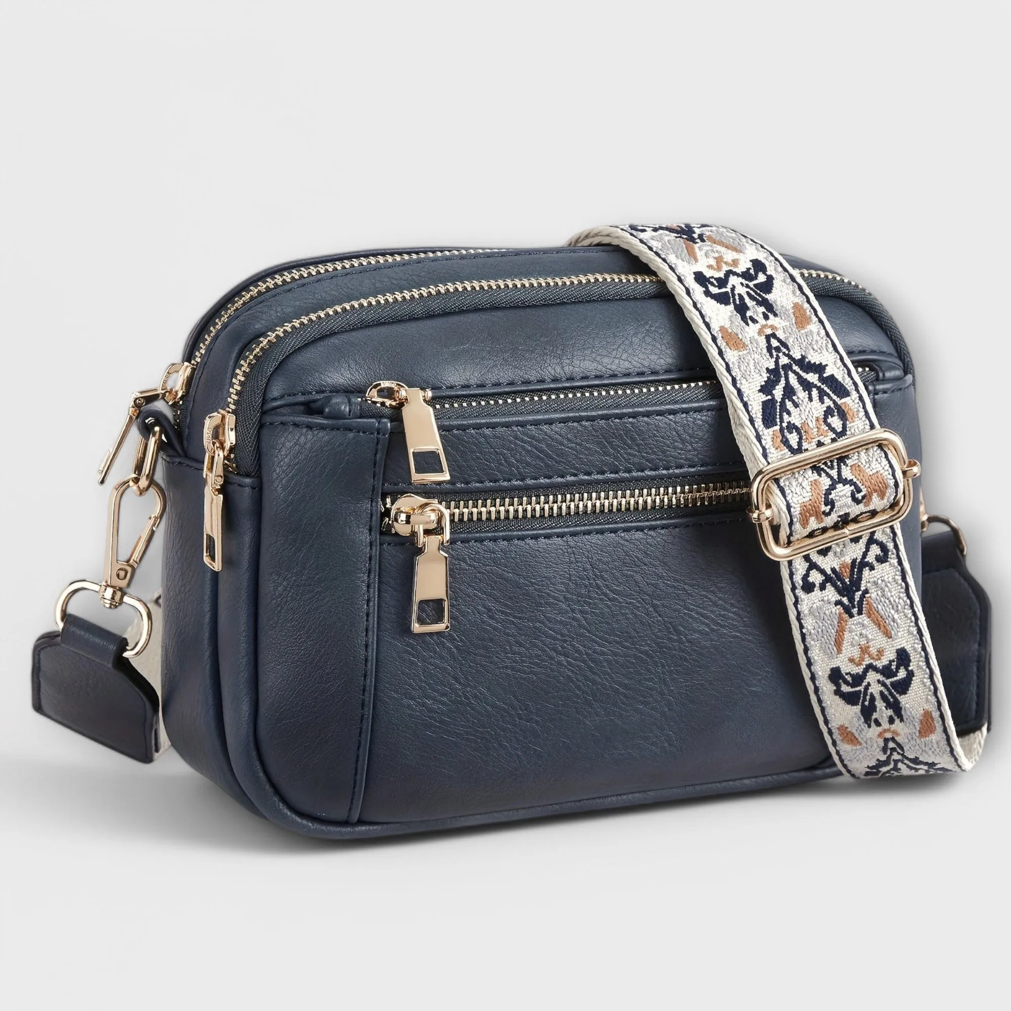 Vegan Leather Crossbody Bag