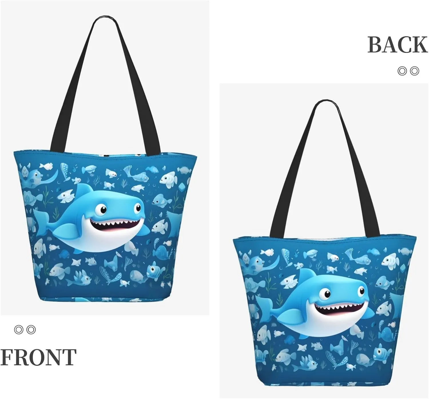 Vegetables Printed Fashionable Large Handbag And Shoulder Bag, Suitable For Various Daily Use