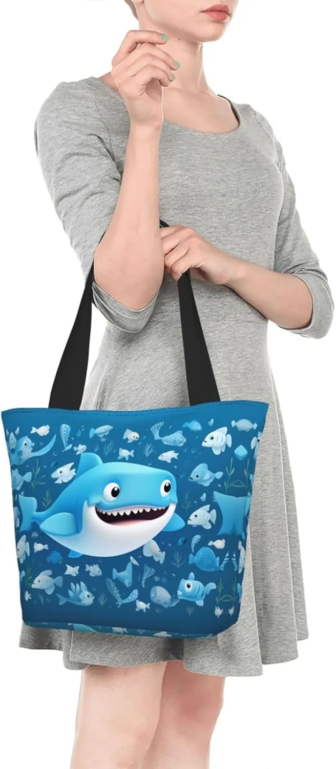 Vegetables Printed Fashionable Large Handbag And Shoulder Bag, Suitable For Various Daily Use