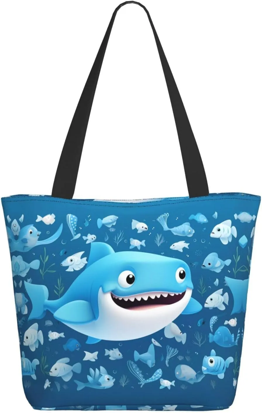 Vegetables Printed Fashionable Large Handbag And Shoulder Bag, Suitable For Various Daily Use