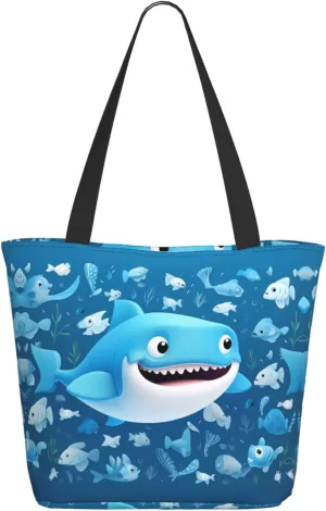 Vegetables Printed Fashionable Large Handbag And Shoulder Bag, Suitable For Various Daily Use
