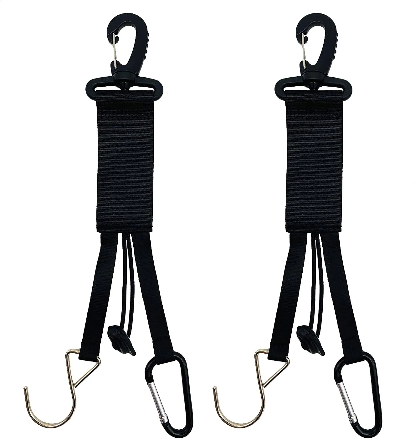 Wanty Fence Hooks - Multipurpose Hang-Tough Hooks - The Dugout Organizer, for Baseball/Softball Equipment, Bat Bags, Tennis Bags, Water Bottle, Camping, Ect.
