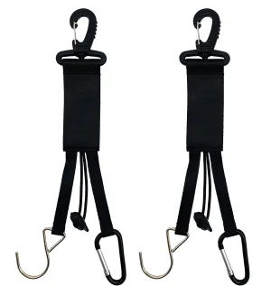Wanty Fence Hooks - Multipurpose Hang-Tough Hooks - The Dugout Organizer, for Baseball/Softball Equipment, Bat Bags, Tennis Bags, Water Bottle, Camping, Ect.
