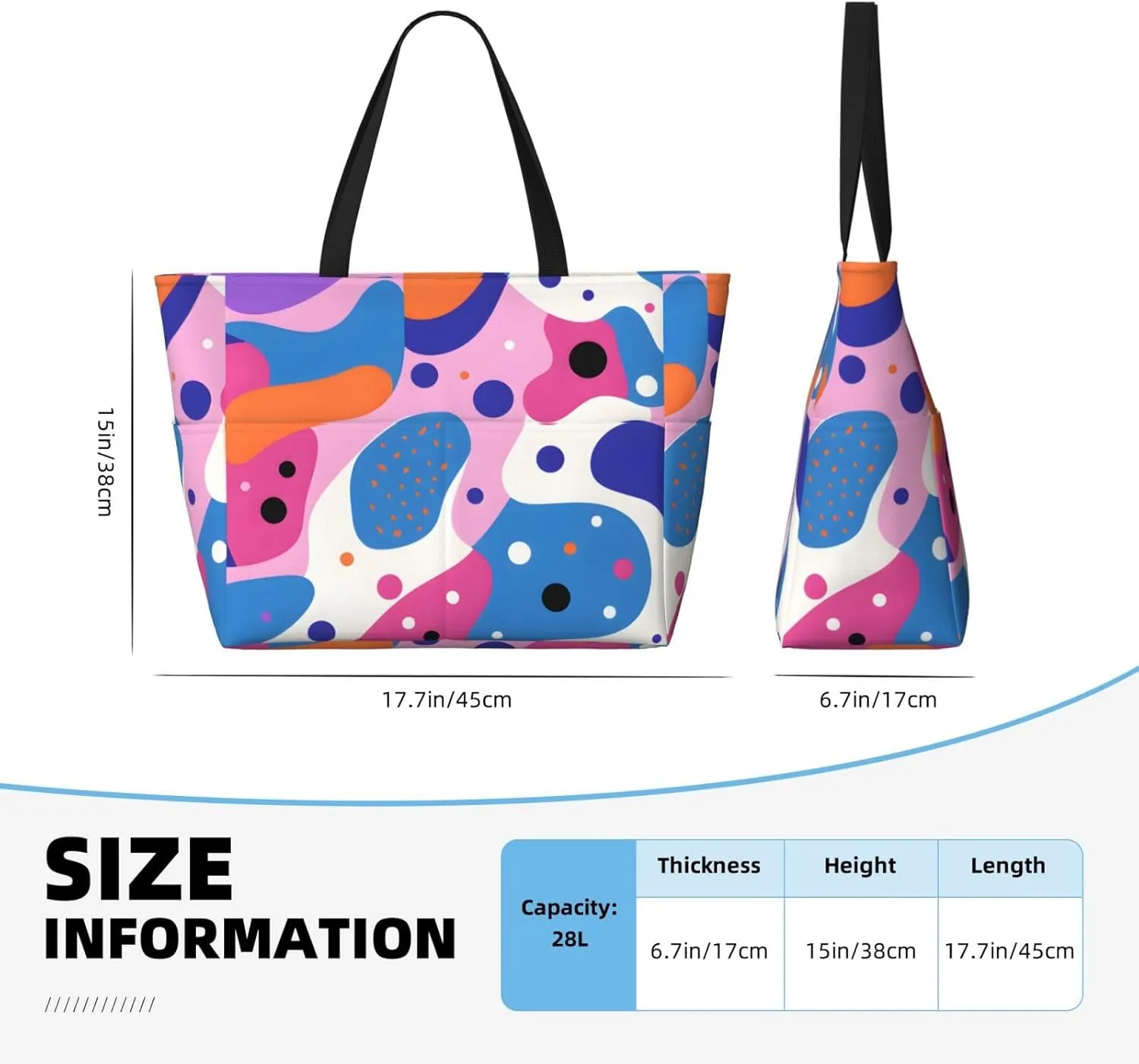 Waterproof Beach Bag for Women Sandproof Beach Tote Bags Large Capacity Swim Pool Bag Foldable Travel Duffel Bags