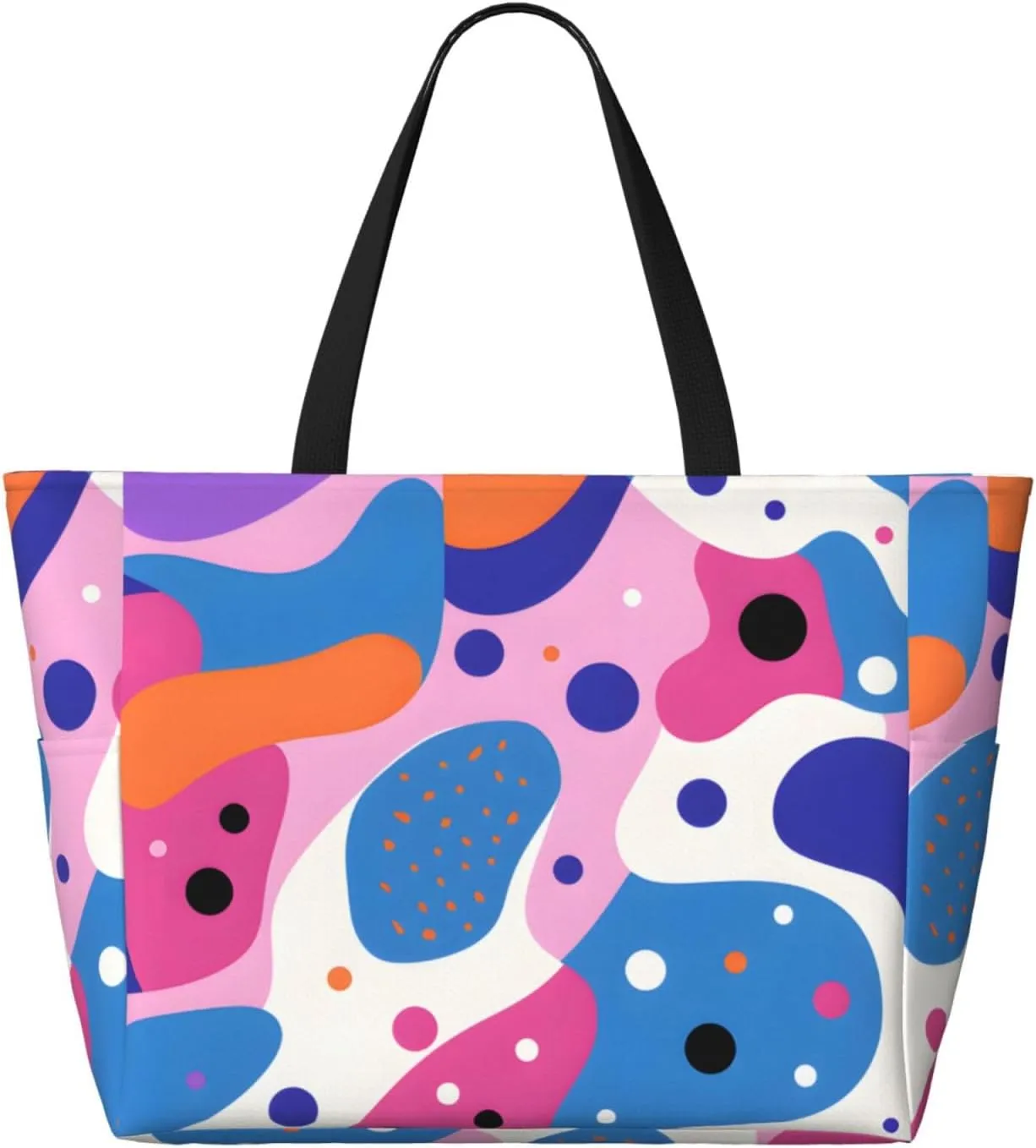 Waterproof Beach Bag for Women Sandproof Beach Tote Bags Large Capacity Swim Pool Bag Foldable Travel Duffel Bags