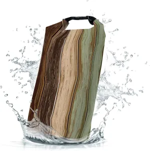 Waterproof Dry Bag,Roll Top Retro Rustic Barn Wood Waterproof Backpack 5L/10L/20L Floating and Lightweight Bags for Kayaking, Boating, Fishing, Swimming and Camping