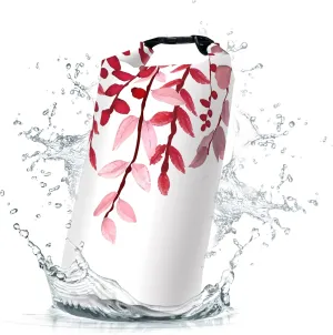 Waterproof Dry Bag,Roll Top Rose Red Eucalyptus Waterproof Backpack 5L/10L/20L Floating and Lightweight Bags for Kayaking, Boating, Fishing, Swimming and Camping