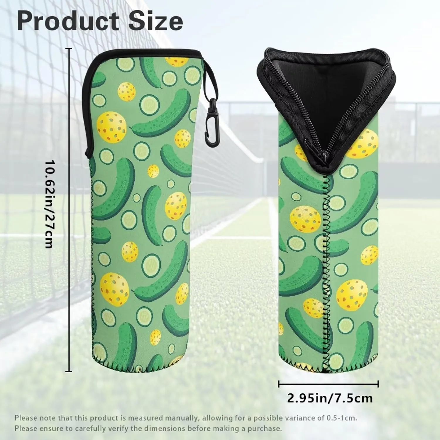 Waterproof Pickleball Bag with Hook - Multi-Sport Organizer for Tennis Golf Lightweight Tennis Storage Bags