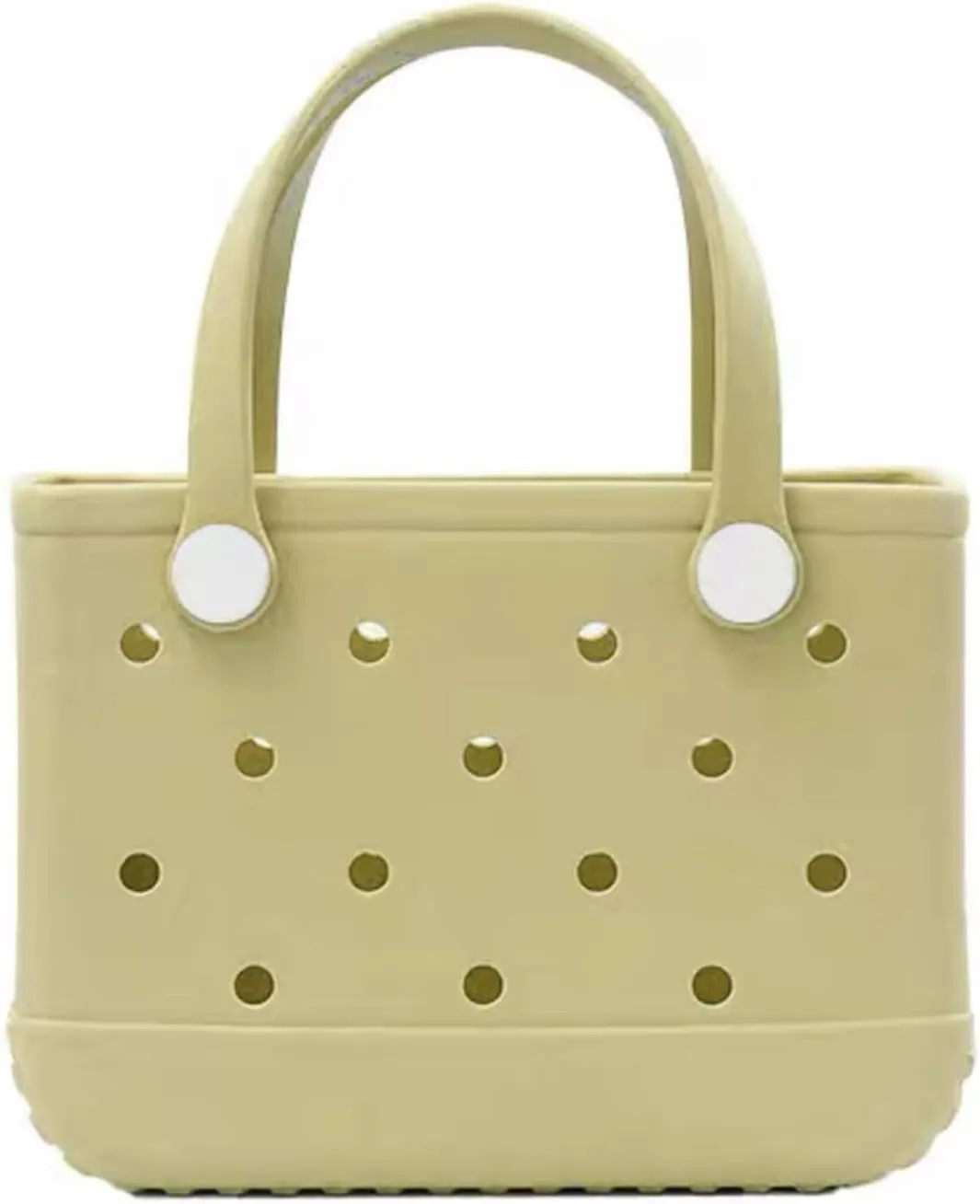 Waterproof Rubber Beach Tote, Eva Beach Bag, Rubber Beach Bag Waterproof Sandproof Outdoor Tote Bag Portable Travel