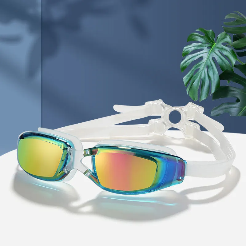 Waterproof UV Anti Fog Swimming Goggles Swim Glasses
