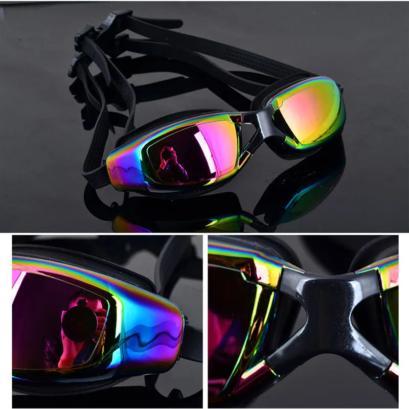 Waterproof UV Anti Fog Swimming Goggles Swim Glasses