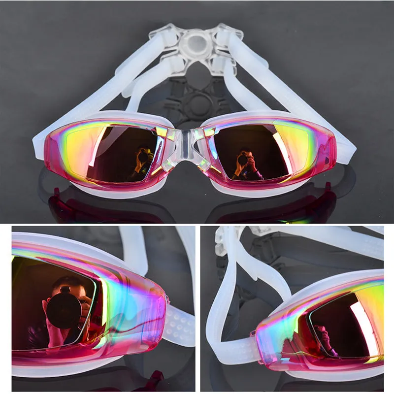 Waterproof UV Anti Fog Swimming Goggles Swim Glasses