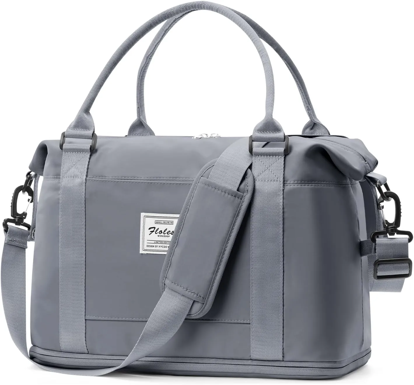 Weekender Bags for Women,Personal Item Travel Bag,Overnight Travel Duffel Bag with Expandable Shoes Compartment & Wet Pocket