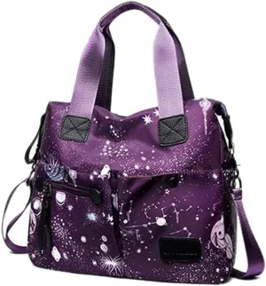 Women Handbag Nylon Multi Pocket Large Waterproof Shoulder Crossbody Body Bag Casual Hobo Bags