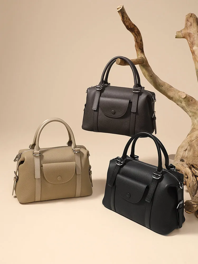 Women Minimalism Fashion Leather Satchel Bag