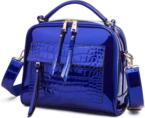 Women Patent Leather Handbag and Purses PU Satchels Shoulder Bags Crossbody Bags