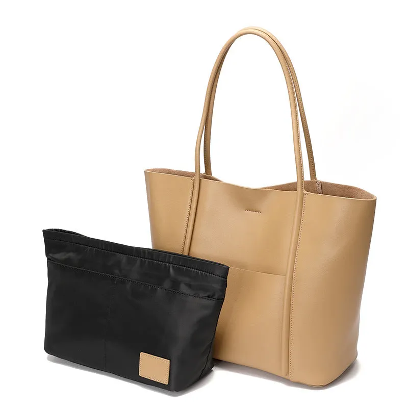 Women Stylish Casual Leather Shoulder Tote Bag