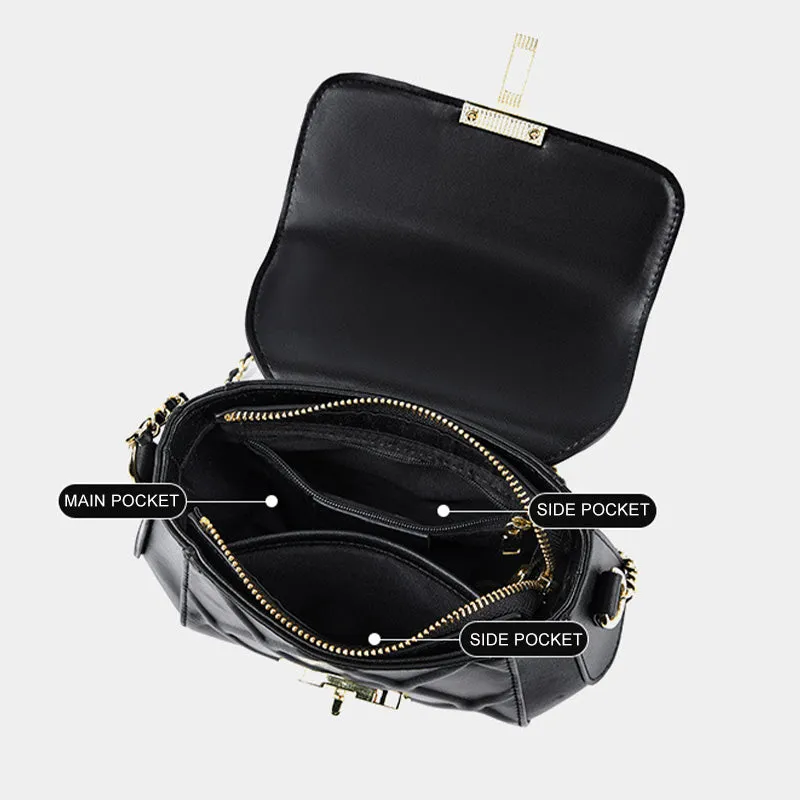 Women Stylish Fashion Leather Casual Cross Body Bag