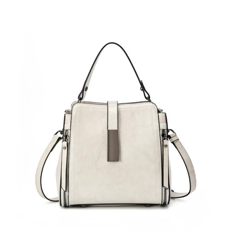 Women Vintage Leather Casual Satchel Bag