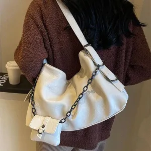 Women's Bags With Small Wallet Fashion Retro Chain Shoulder Bag