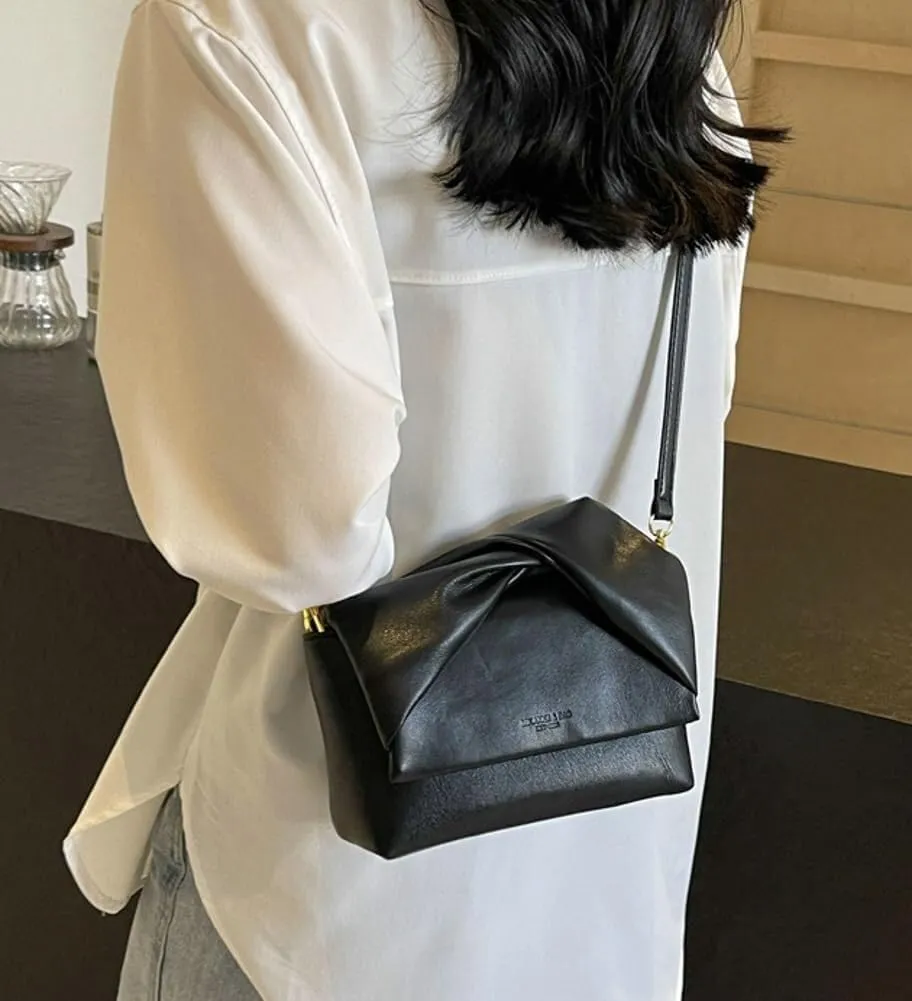 Women's Fashionable Small Vegan Leather Style Crossbody & Shoulder Hobo Tote Satchel Cute Handbag Purse for 2025