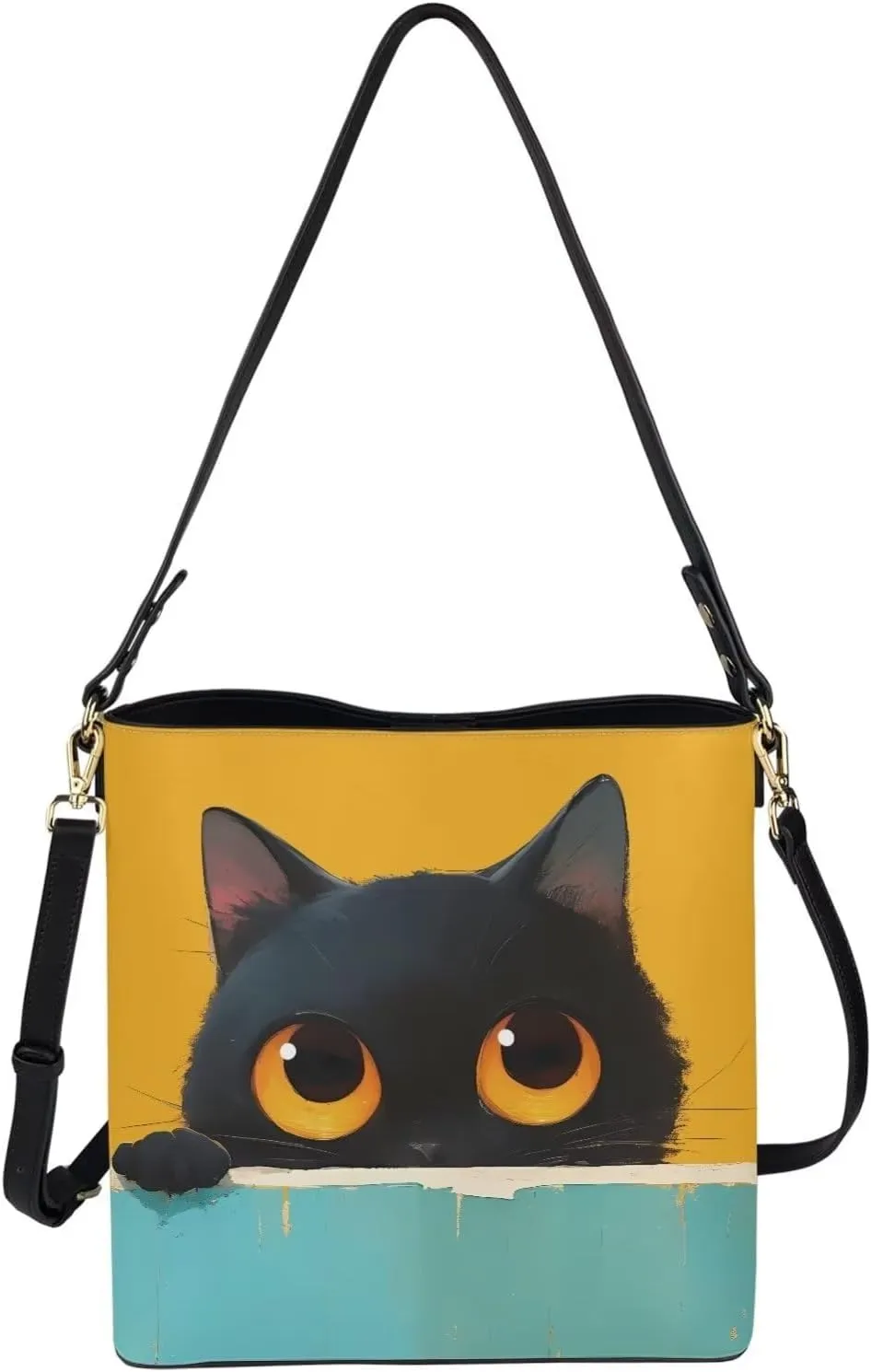 Womens Hobo Handbags PU Leather Tote Handbag Large Capacity Bucket Bags