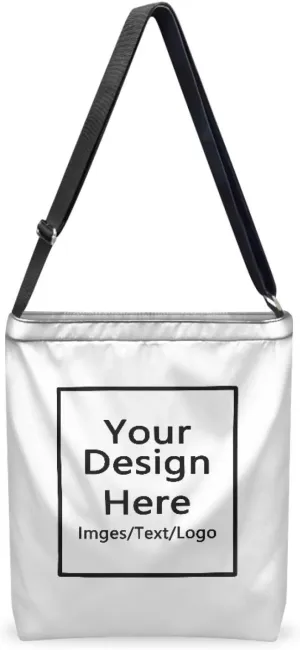 Women's Large Size Canvas Shoulder Cossbody Bag Ladies Zipper Messegner Tote Handbags Satchel Adjustable Straps