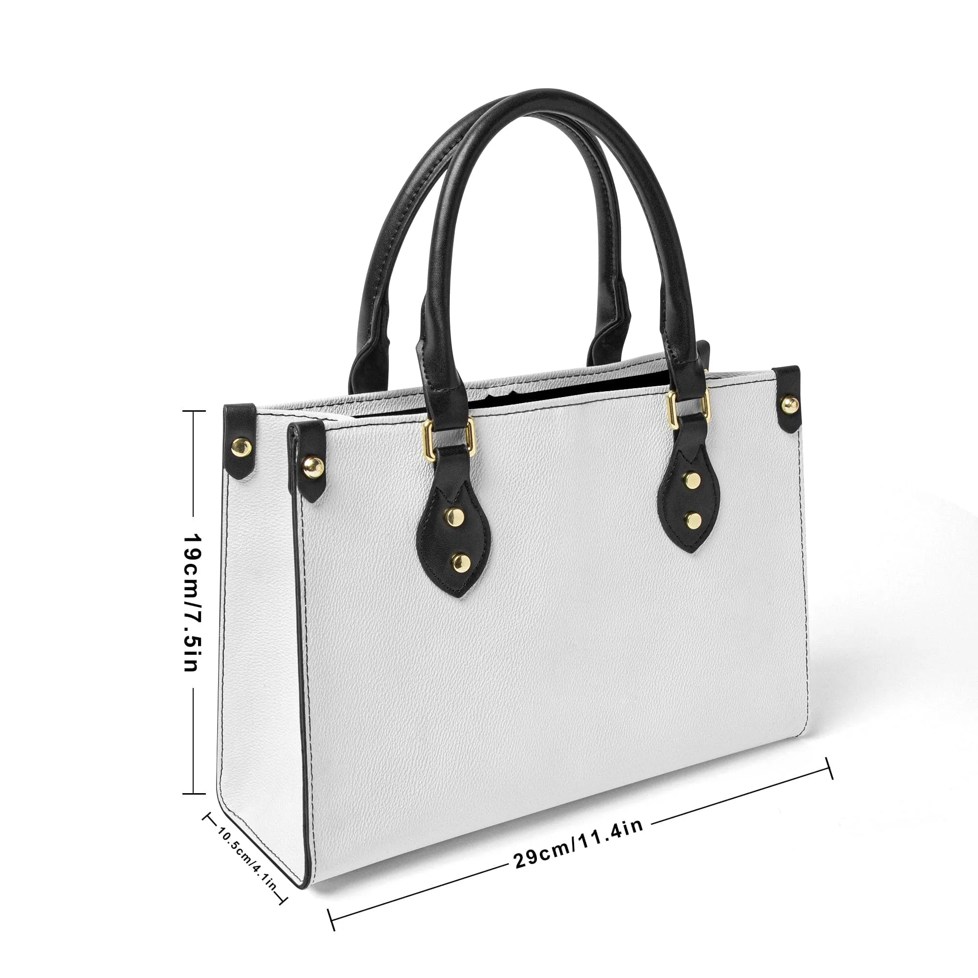 Women's Skulls Brown Floral Tote Bag With Black Handle