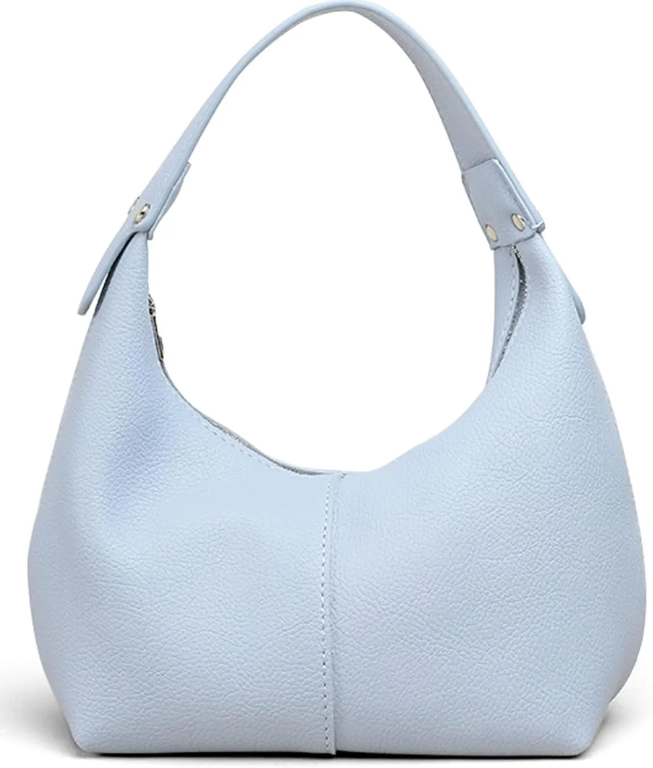 Women's Vintage-Style Hobo Bag Ethical Vegan Leather Tote with Shoulder & Clutch Wear Options