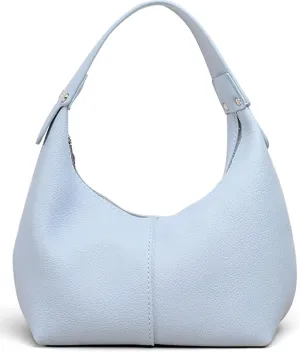 Women's Vintage-Style Hobo Bag Ethical Vegan Leather Tote with Shoulder & Clutch Wear Options