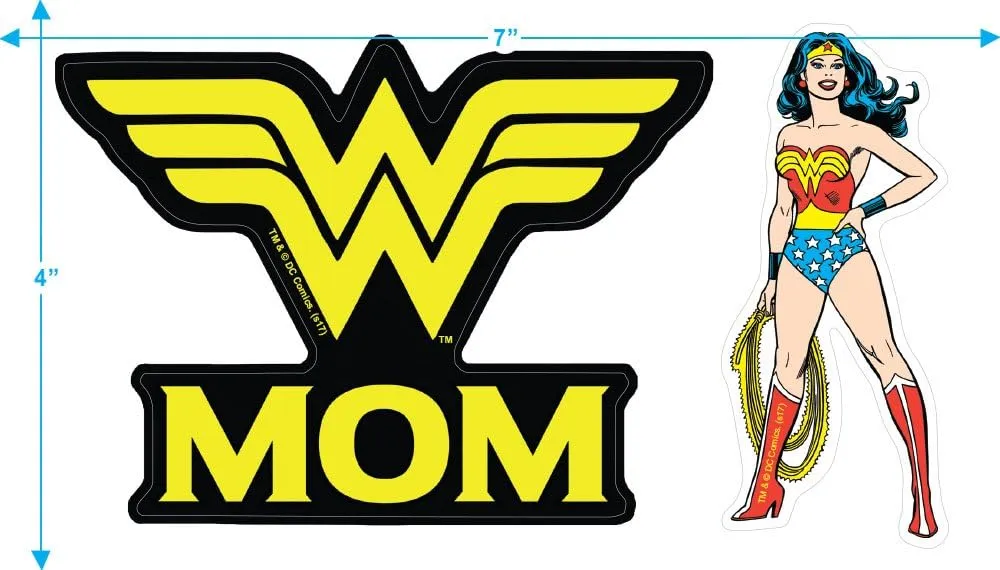 Wonder Woman Wonder Mom Mother's Day T Shirt & Stickers