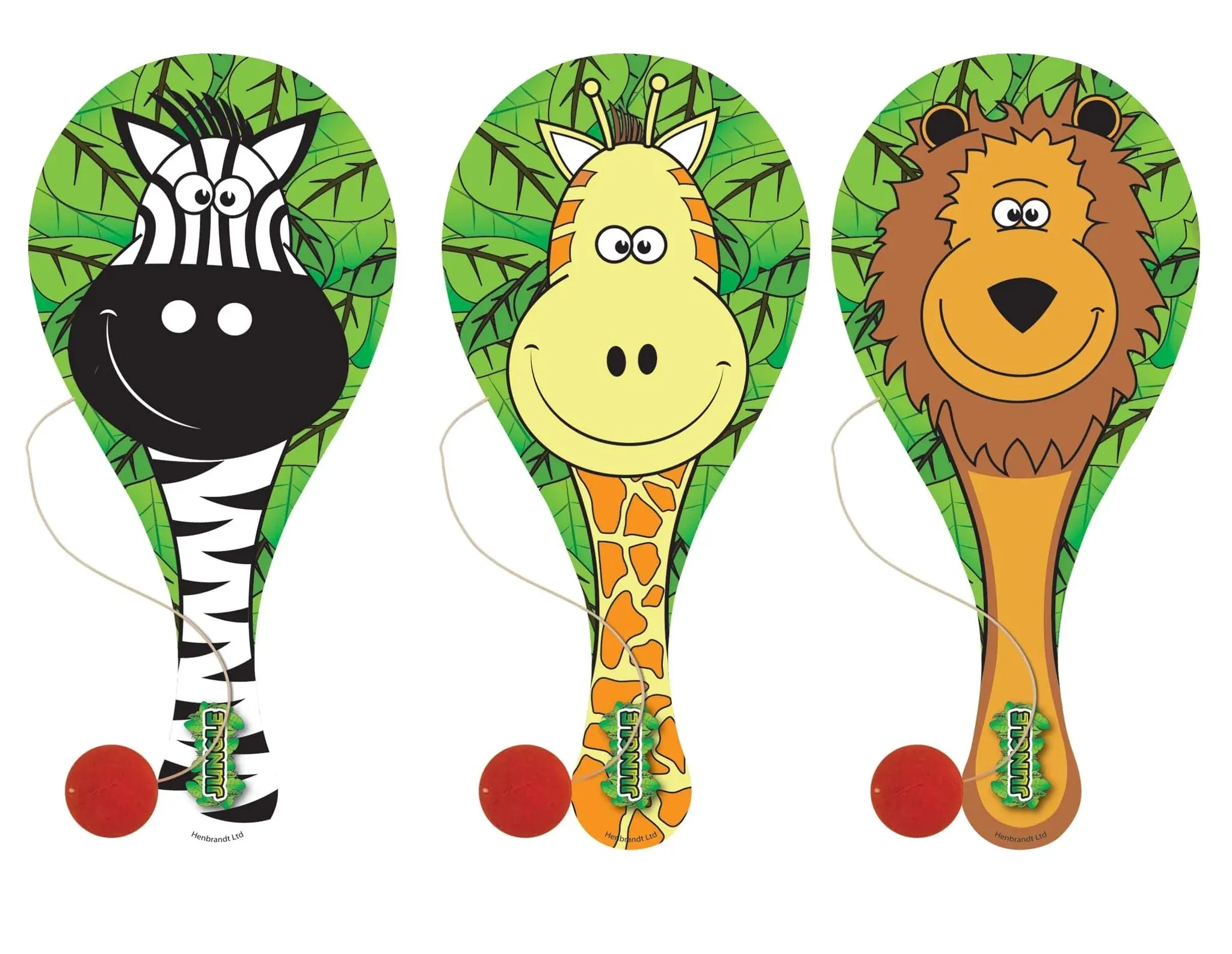 Wooden Jungle Paddle Bat