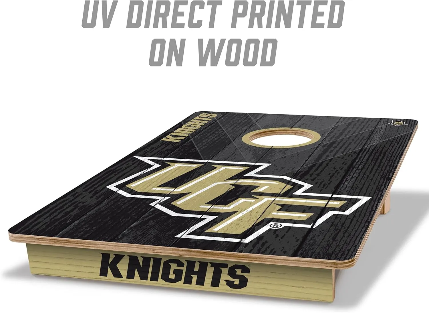 YouTheFan NCAA 2’ x 3’ Wood Cornhole Game with Logo Bags