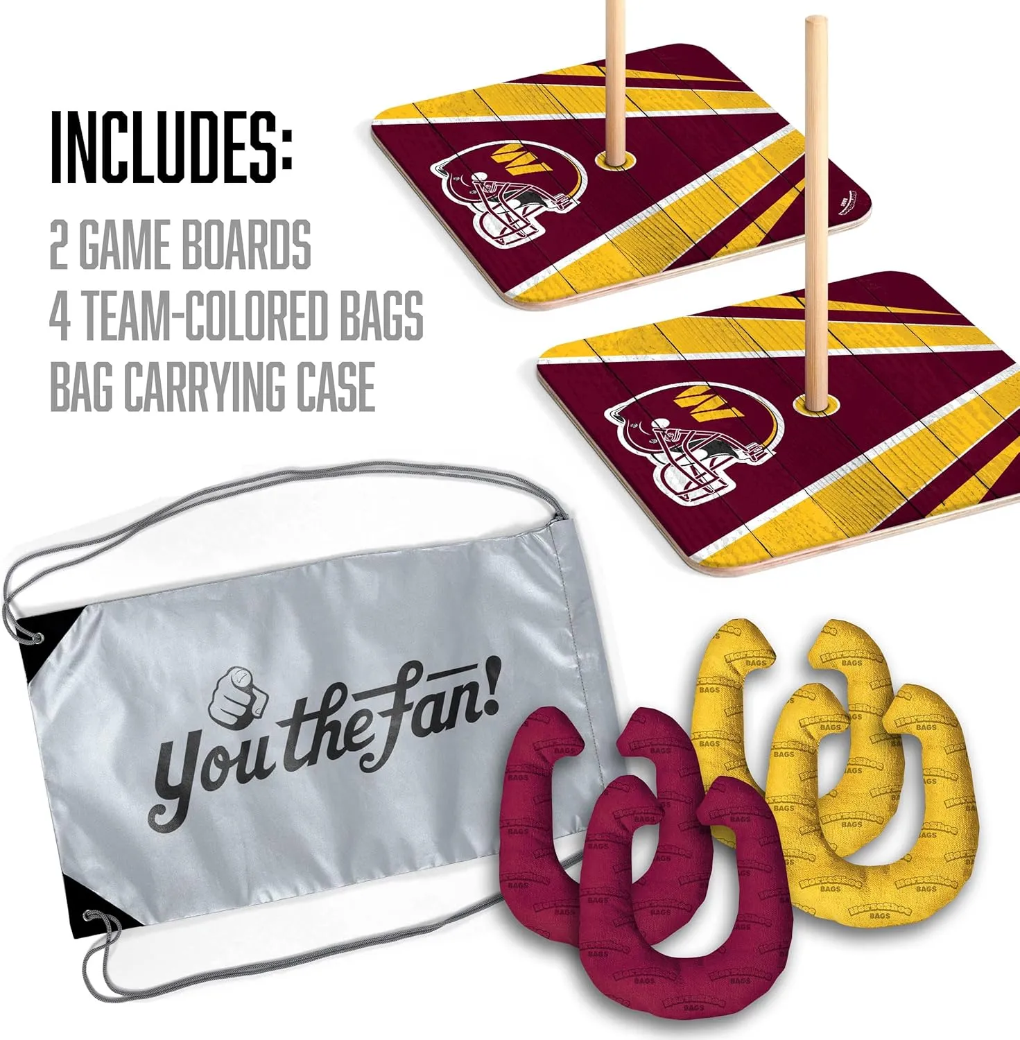 YouTheFan NFL Horseshoe Bags Game
